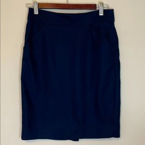 J.Crew Pencil Skirt in Navy Size:0 EUC